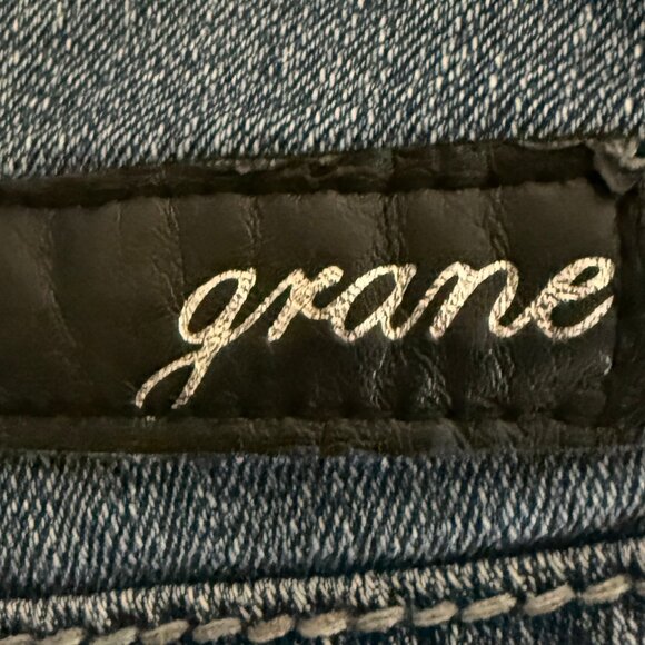 Grane Selma Low Rise Curvy Boot Blue Jeans Junior Sz 5 Short - Picture 4 of 4